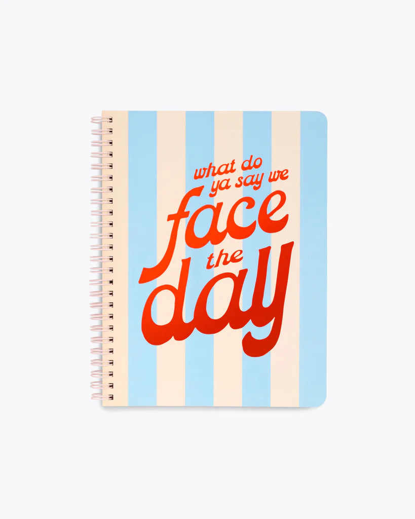 Spring notebook “Face the day”
