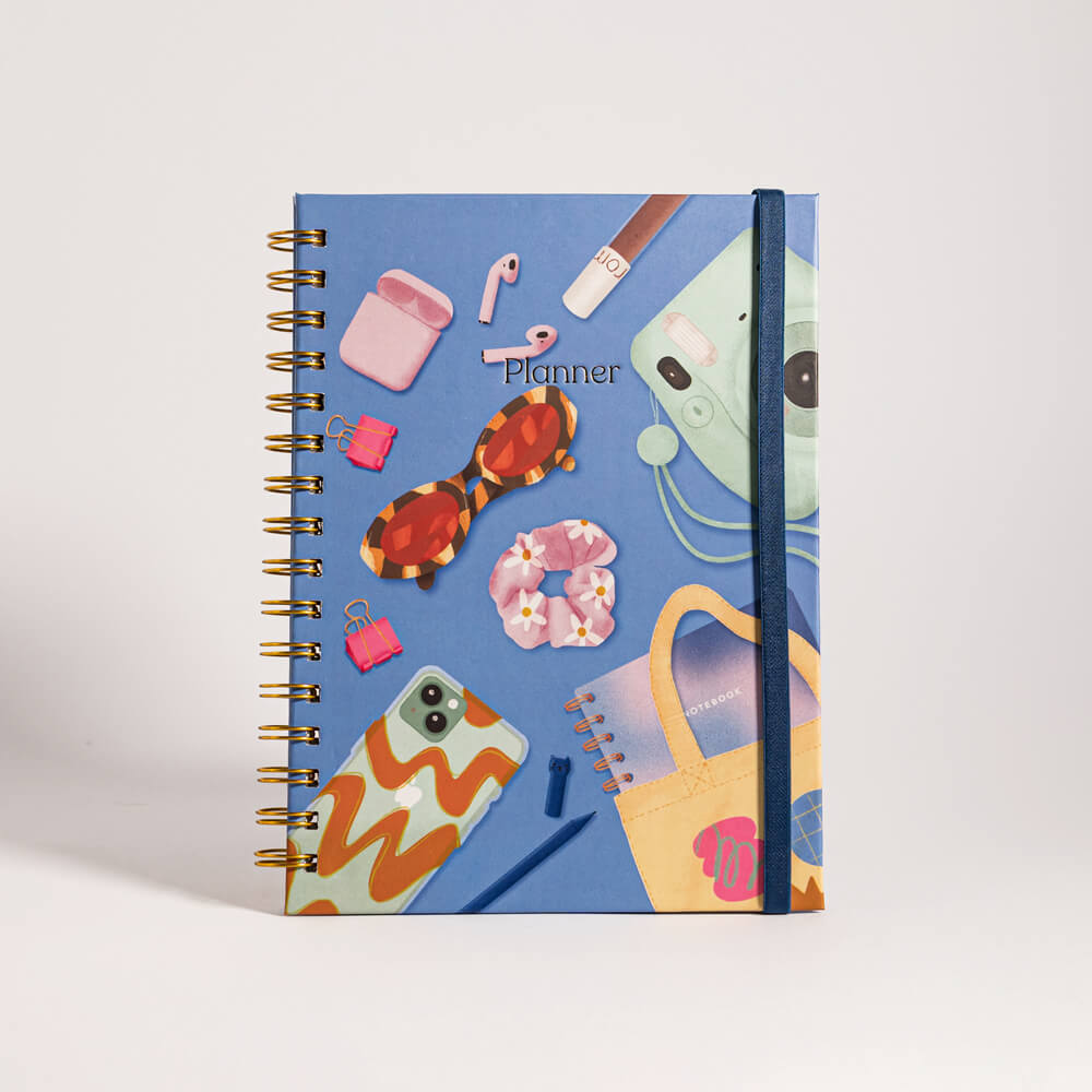 Spring notebook “Things in my bag”