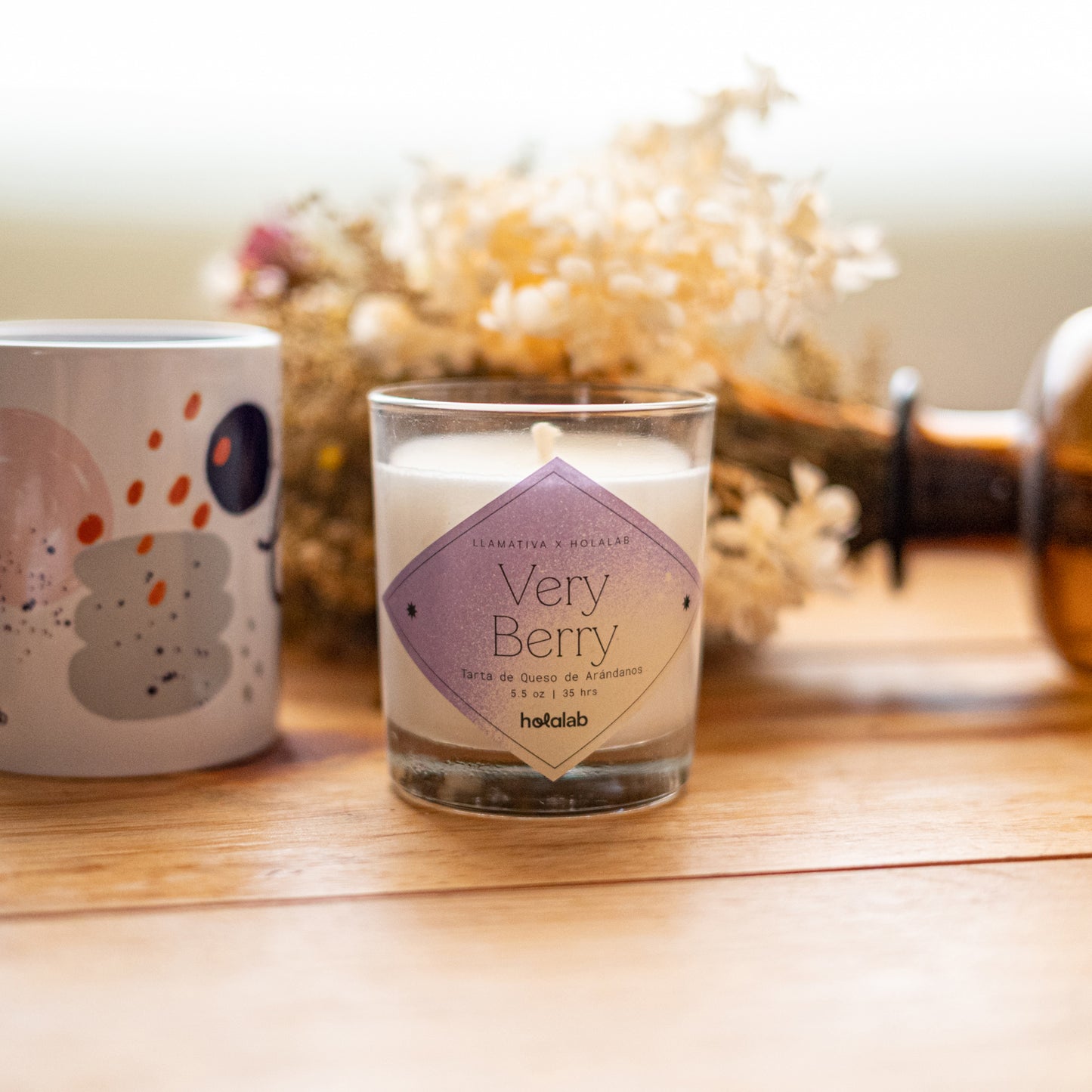 “Very Berry” candle