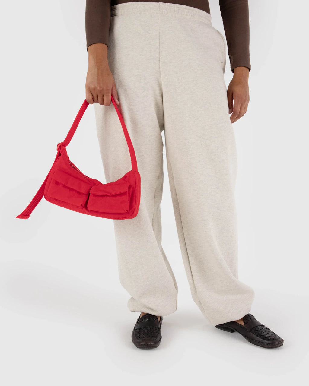 Baggu Bolso Cargo De Hombro De Nylon - Red