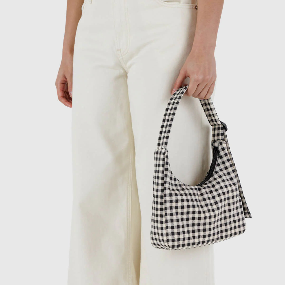 Baggu Bolso Mini De Hombro De Nylon - Gingham