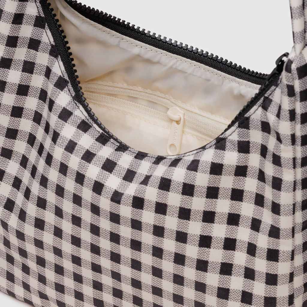 Baggu Bolso Mini De Hombro De Nylon - Gingham