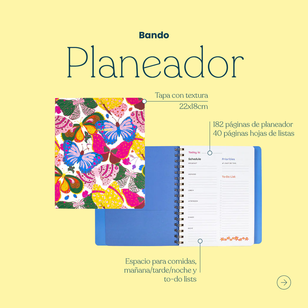 Planner “Berry Butterfly White”