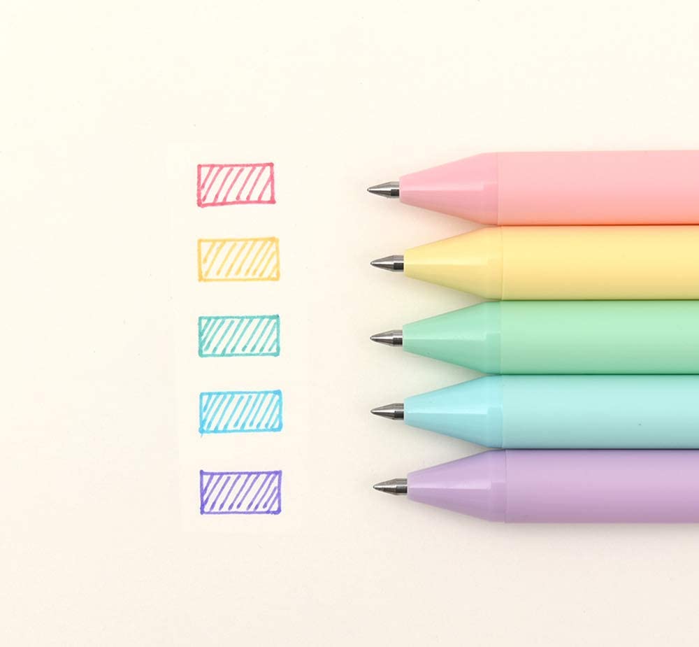 Bolígrafos Kaco (5 colores pasteles)