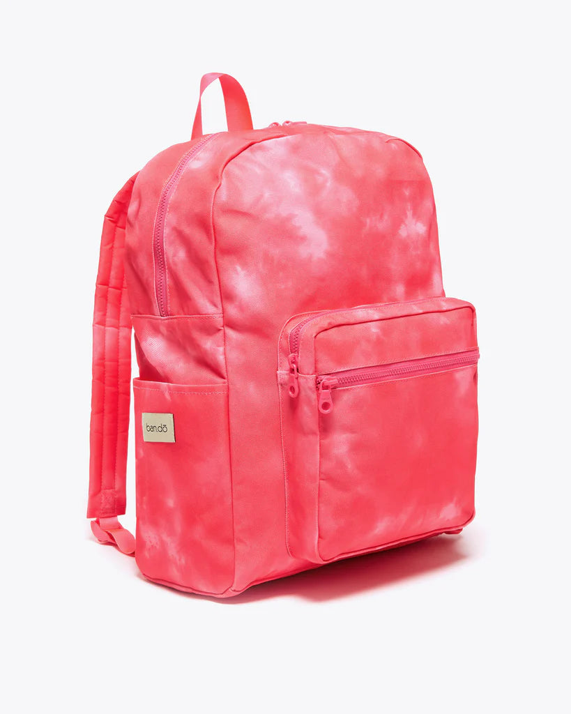 Backpack "Hot pink tie dye"