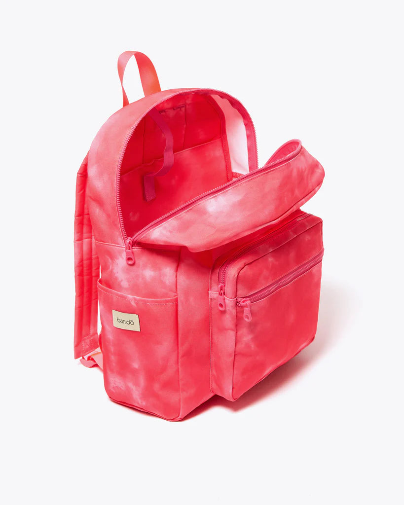 Backpack "Hot pink tie dye"