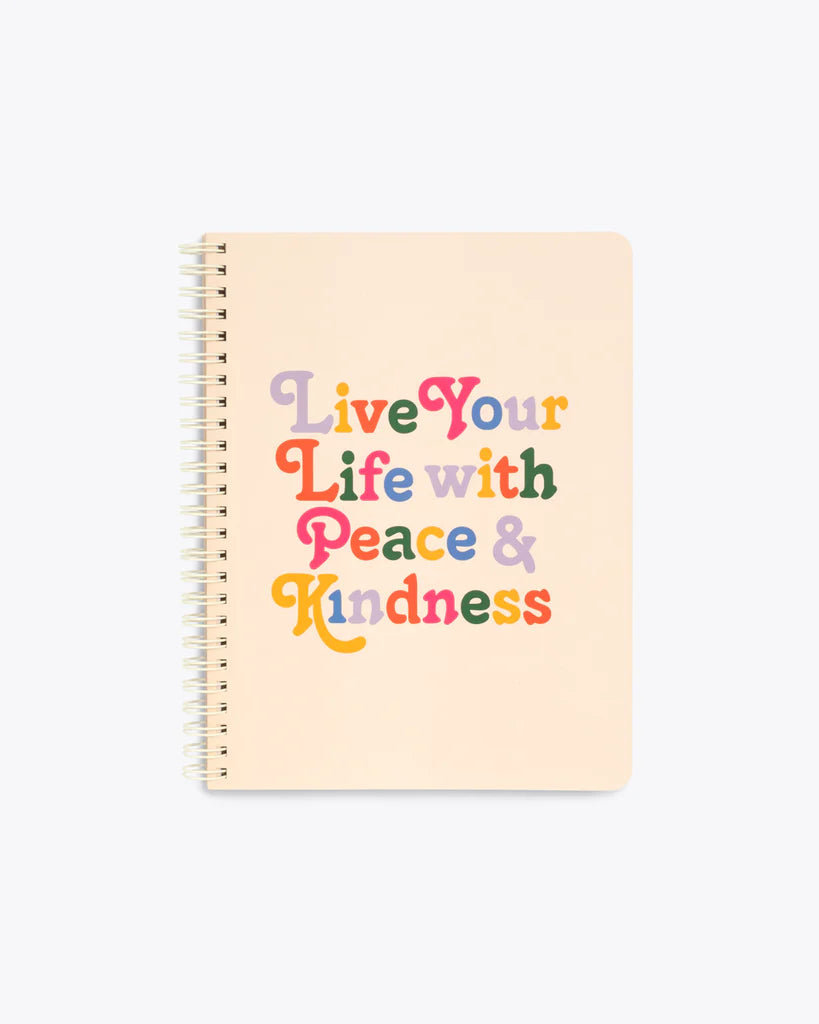 Spring notebook “Live your life...” 