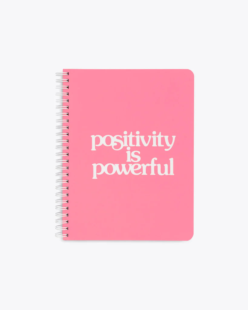 Cuaderno de resorte “Positivity is Powerful”