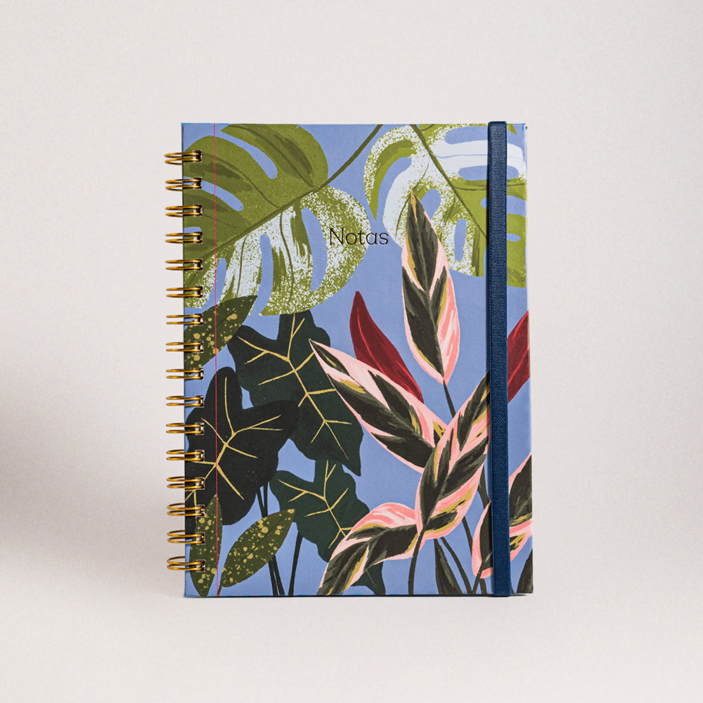 Cuaderno de resorte “Tropicália”
