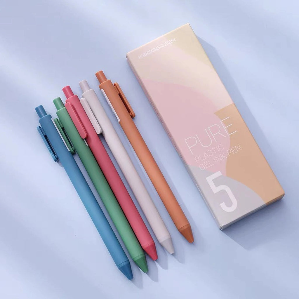 Bolígrafos Kaco (5 colores pasteles)