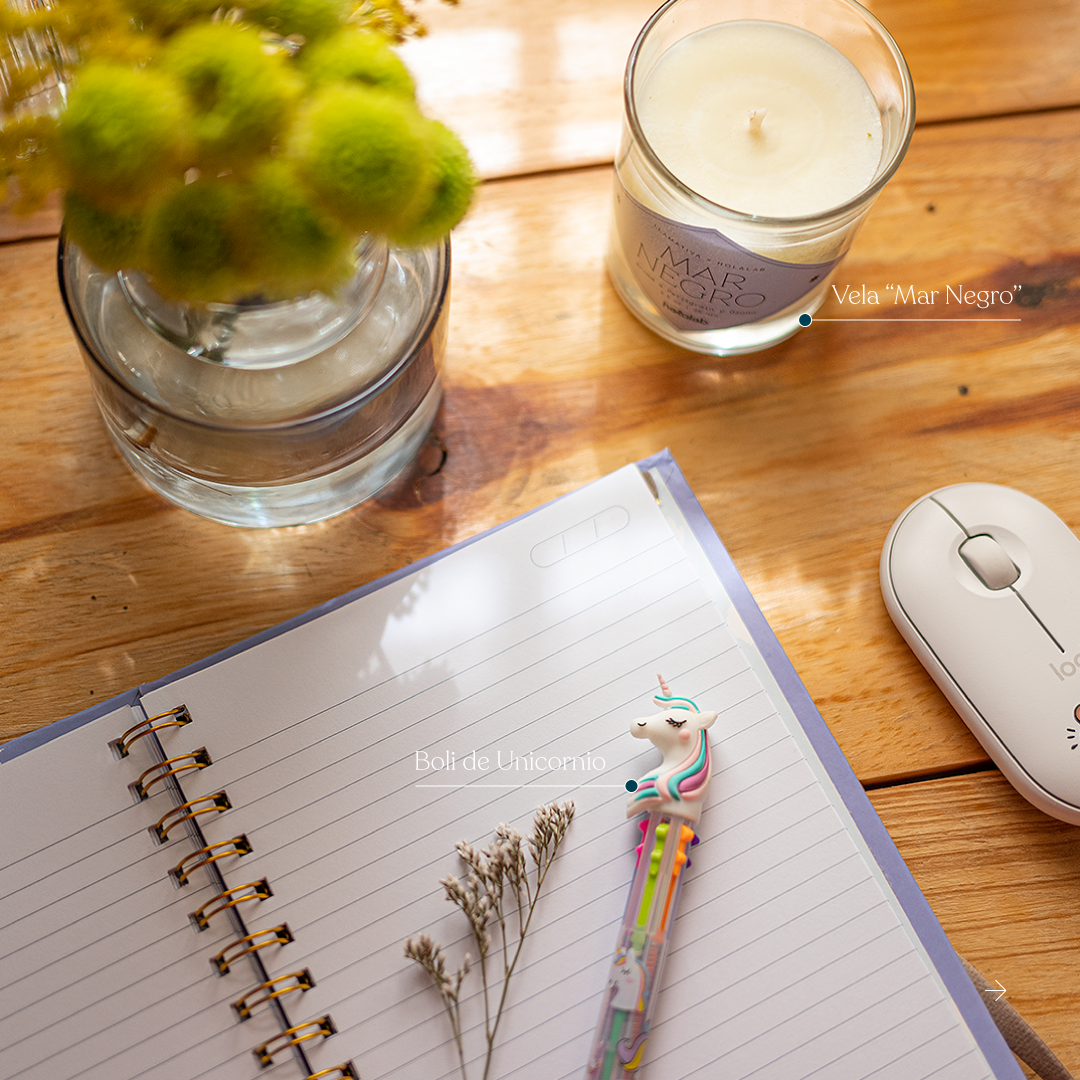 Spring notebook “Things in my bag” 