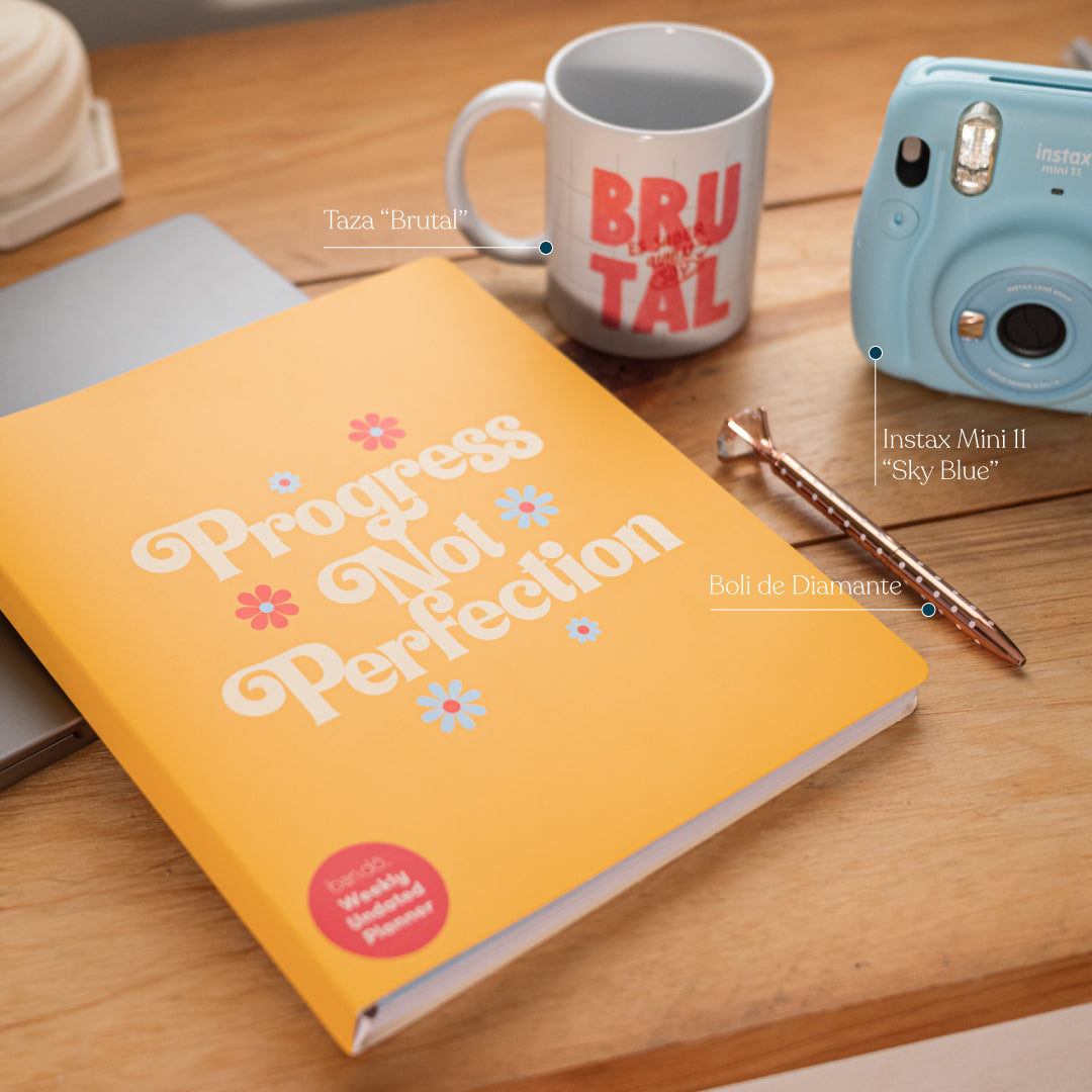 Planner “Progress Not Perfection”