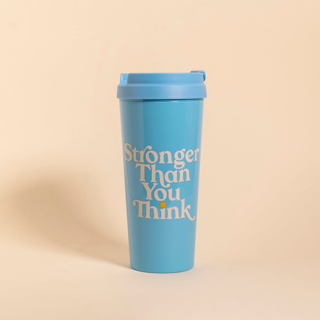 Mug térmico ‘stronger than you think’